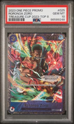 2023 #025 Roronoa Zoro PSA 10 One Piece Promos
