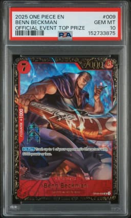 2025 #009 Benn Beckman PSA 10 One Piece Promos