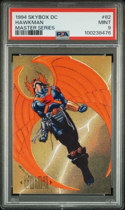1994 #82 Hawkman PSA 9 Skybox DC Master Series
