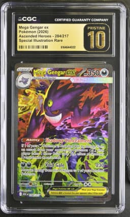 2026 #284 Mega Gengar ex CGC 10 Pristine Ascended Heroes - ASC EN - English