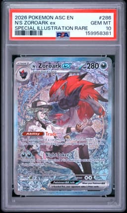 2026 #286 N's Zoroark EX PSA 10 Asc EN-Ascended Heroes