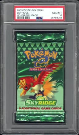 2003 #NA Foil Pack PSA 10 Wotc- Skyridge Foil Pack