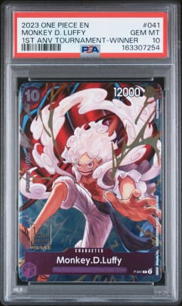 2023 #041 Monkey D. Luffy PSA 10 One Piece Promos