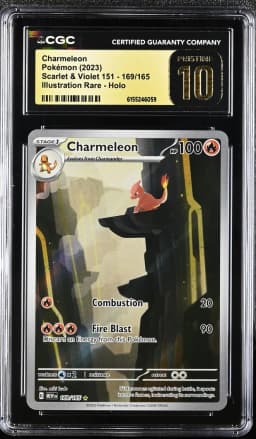 2023 #169 Charmeleon CGC 10 Pristine Scarlet & Violet 151 - MEW EN - English