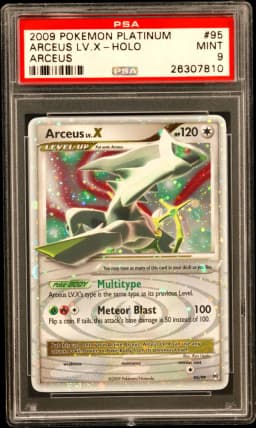 2009 #95 Arceus LV.X-Holo PSA 9 Platinum Arceus