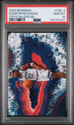 2025 #CNL-2 Darryn Peterson PSA 10 Bowman Chrome Crystalized Nil