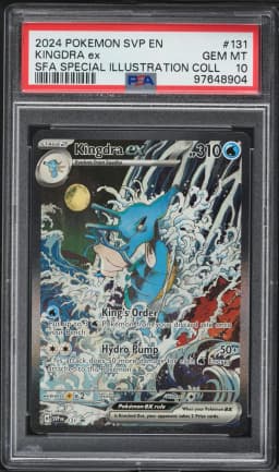 2024 #131 Kingdra EX PSA 10 Svp EN-SV Black Star Promo Pokemon