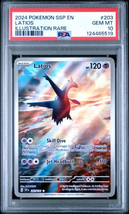 2024 #203 Latios PSA 10 Ssp EN-Surging Sparks