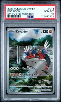 2023 #014 Koraidon PSA 10 Svp EN-SV Black Star Promo