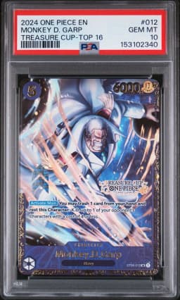 2024 #012 Monkey D. Garp PSA 10 One Piece Promos