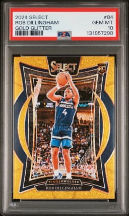 2024 #84 Rob Dillingham PSA 10 Panini Select