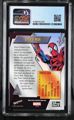 2022 #64 Spider-Man CGC 10 Spider-Man Metal - English