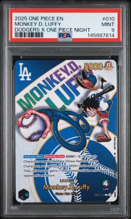 2025 #010 Monkey D. Luffy PSA 9 Promos One Piece