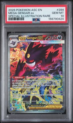 2026 #284 Mega Gengar EX PSA 10 Asc EN-Ascended Heroes