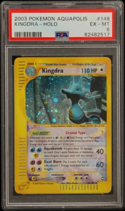 2003 #148 Kingdra-Holo PSA 6 Aquapolis