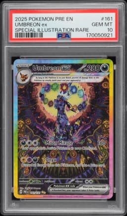 2025 #161 Umbreon EX PSA 10 Pre EN-Prismatic Evolutions