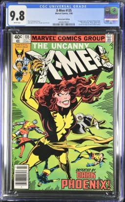 1980 #NA 1980 X-Men #135 CGC 9.8 Marvel Comics CGC 9.8