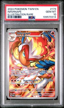 2024 #173 Infernape PSA 10 Twm EN-Twilight Masquerade Pokemon