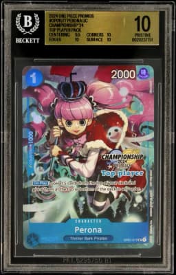 2024 #OP01077 Perona UC/(CS 2024 Top Player Pack) BGS 10 One Piece Card Game Promos
