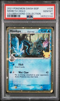 2021 #136 Mimikyu-Holo PSA 10 Swsh Black Star Promo