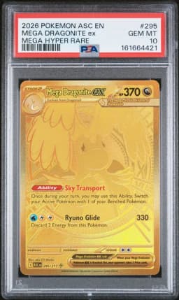 2026 #295 Mega Dragonite EX PSA 10 Asc EN-Ascended Heroes