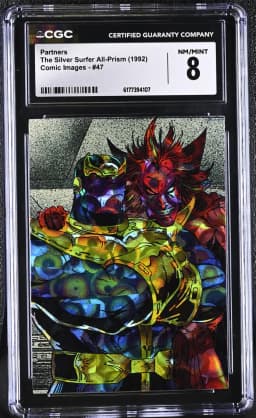 1992 #47 Partners CGC 8 The Silver Surfer All-Prism - English