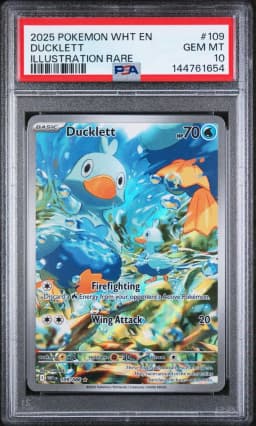 2025 #109 Ducklett PSA 10 Wht EN-White Flare