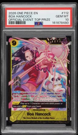 2026 #112 Boa Hancock PSA 10 One Piece Promos