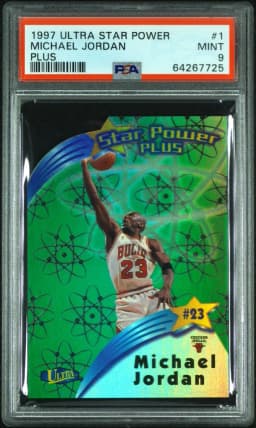1997 #1 Michael Jordan PSA 9 Ultra Star Power