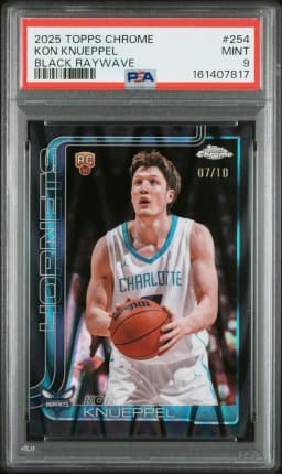 2025 #254 Kon Knueppel PSA 9 Topps Chrome