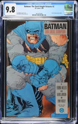 1986 Batman: The Dark Knight Returns #2 CGC 9.8 DC Comics