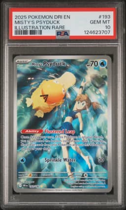 2025 #193 Misty's Psyduck PSA 10 Dri EN-Destined Rivals