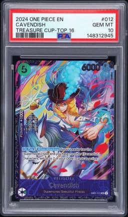 2024 #012 Cavendish PSA 10 Promos One Piece