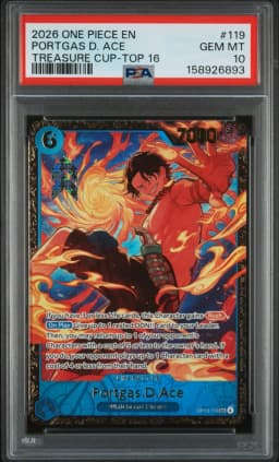 2026 #119 Portgas D. Ace PSA 10 One Piece Promos