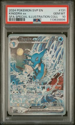2024 #131 Kingdra EX PSA 10 Svp EN-SV Black Star Promo