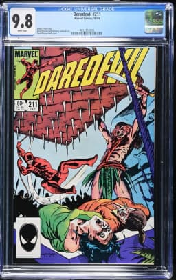 1984 Daredevil #211 CGC 9.8 Marvel Comics