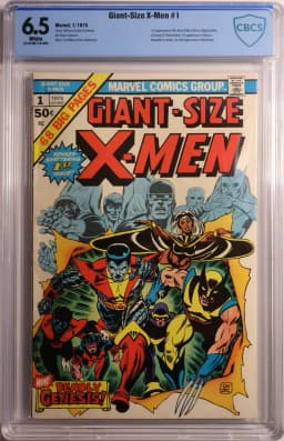 1975 #NA 1975 Giant-Size X-Men #1 CBCS 6.5 Marvel Comics CBCS 6.5