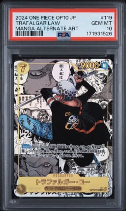 2024 #119 Trafalgar Law PSA 10 One Piece Japanese OP10-Royal Blood