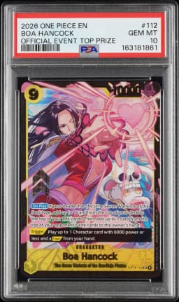 2026 #112 Boa Hancock PSA 10 One Piece Promos