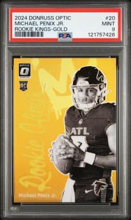 2024 #20 Michael Penix Jr. PSA 9 Panini Donruss Optic Rookie Kings