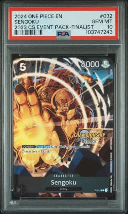 2024 #032 Sengoku PSA 10 One Piece Championship 2023 Event Pack