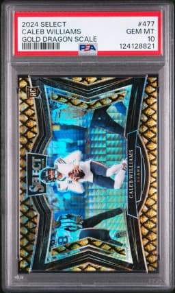 2024 #477 Caleb Williams PSA 10 Panini Select
