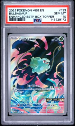 2025 #133 Bulbasaur PSA 10 Meg EN-Mega Evolution