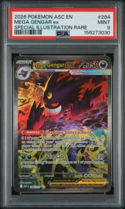 2026 #284 Mega Gengar EX PSA 9 Asc EN-Ascended Heroes