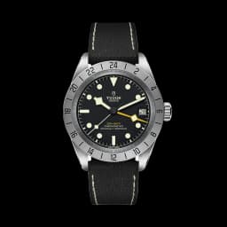 TUDOR Black Bay Pro 39mm - Black on Hybrid Rubber/Leather Strap