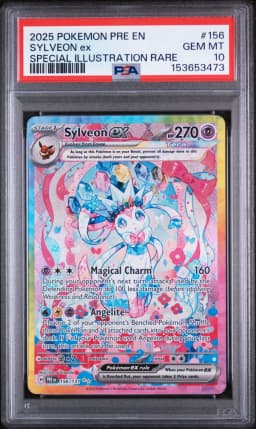 2025 #156 Sylveon EX PSA 10 Pre EN-Prismatic Evolutions