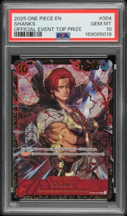 2025 #004 Shanks PSA 10 One Piece Promos