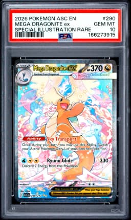 2026 #290 Mega Dragonite EX PSA 10 Asc EN-Ascended Heroes