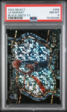 2022 #258 Ja Morant PSA 8 Panini Select
