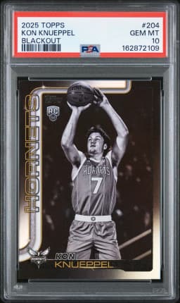 2025 #204 Kon Knueppel PSA 10 Topps